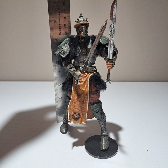 2002 McFarlane Series 22 DarkAges Spawn The Viking Age Dark Raider out of box - Picture 11 of 11